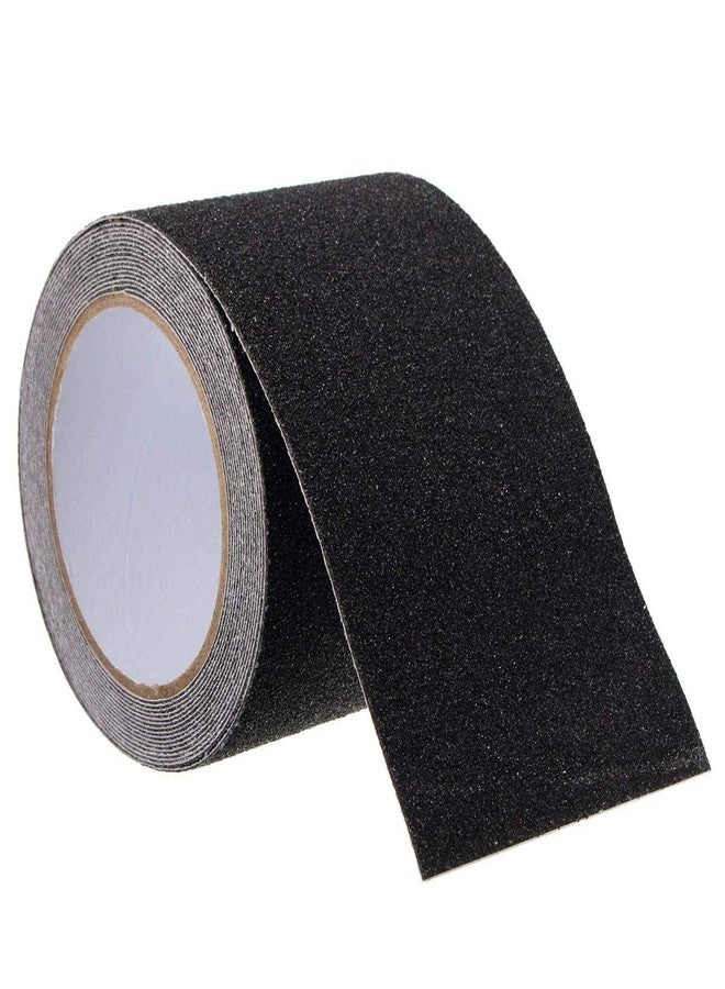 Ndola ,4" x 35Ft Heavy Duty Anti Slip Tape for Stairs Outdoor/Indoor Waterproof Grip Tape Safety Non Skid Roll for Stair Steps Traction Tread Staircases Non Slip Strips Black - Image 1